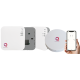 Kit automatizare pardoseala Q20, Sistem incalzire in pardoseala Smart, 8 zone, Full wireless, 4 Termostate Smart Wireless, e-Hub