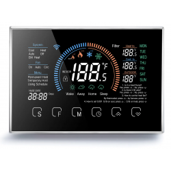 Termostat Q8000HP Pompe de caldura, Aer Conditionat, HVAC, 24V, Smart, Aplicatie iOS/ Android, Ecran LCD