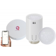 Kit automatizare smart radiatoare QTV20, 3 capuri Termostatate, Wireless, RF, E-Hub gateway, OWD, aplicatie iOS/ Android