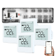 Automatizare Incalzire Pardoseala Q10, Controller pardoseala 8 zone, 4 Termostate cu fir Q40, Incastrabil, Smart, Alb